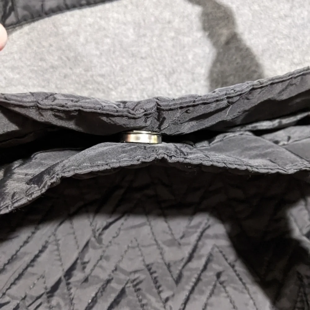 NEW‎ black shoulder bag tote polyester